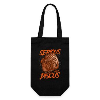 Sérieux au sujet du discus aquariophile gardien de discus - Sac à bouteille - noir - Devant