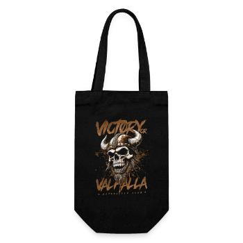 Motorcycle Norse Viking Victory Or Valhalla - Gift Bag for Bottles - black - Front