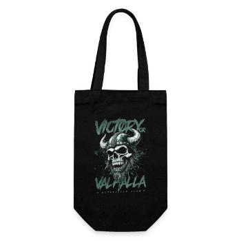 Motorcycle Norse Viking Victory Or Valhalla - Gift Bag for Bottles - black - Front
