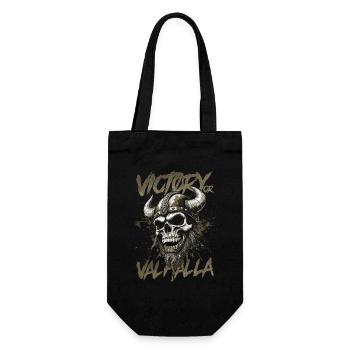 Norse Viking Victory Or Valhalla - Gift Bag for Bottles - black - Front
