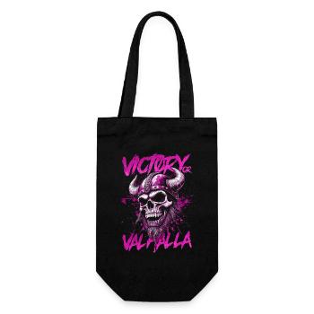 Norse Viking Victory Or Valhalla - Gift Bag for Bottles - black - Front