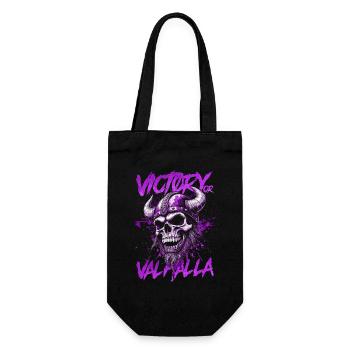 Norse Viking Victory Or Valhalla - Gift Bag for Bottles - black - Front