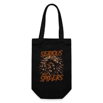 Serious About Spiders Pet Tarantula Owner - Gift Bag for Bottles - black - Front