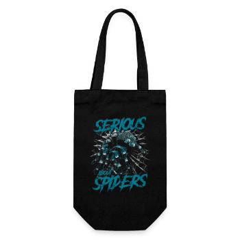 Serious About Spiders Pet Tarantula Owner - Gift Bag for Bottles - black - Front
