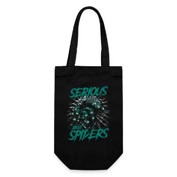 Serious About Spiders Pet Tarantula Owner - Gift Bag for Bottles - black - Front