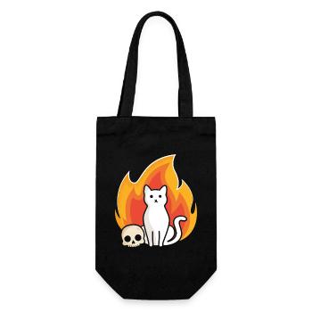 Purr-gatory - Gift Bag for Bottles - black - Front