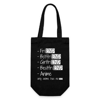 Anime T-Shirts Für Mädchen Jungen Frauen Männer, Anime Liebhaber - Geschenkbeutel für Flaschen - Schwarz - Vorne
