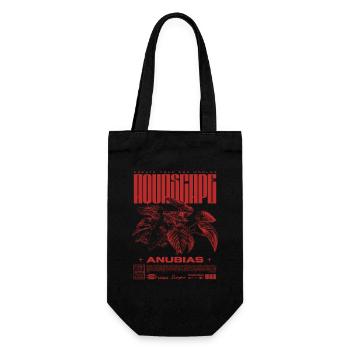 Aquascaping Anubias Aquatic Plant Fish Keeper - Gift Bag for Bottles - black - Front