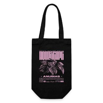 Aquascaping Anubias Aquatic Plant Fish Keeper - Gift Bag for Bottles - black - Front