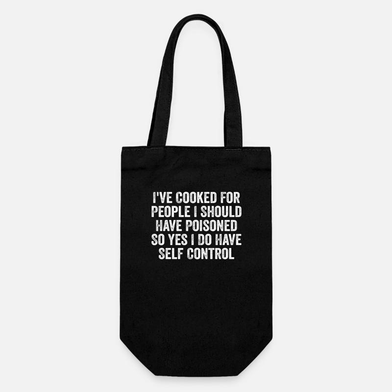 Funny - Gift Bag for Bottles - black