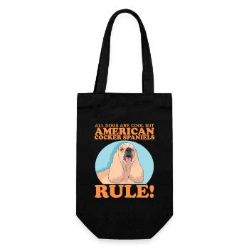 Cocker américain épagneul chien cadeaux - Sac à bouteille - noir - Devant