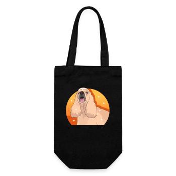 Cocker américain épagneul chien cadeaux - Sac à bouteille - noir - Devant