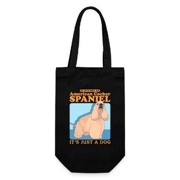 Cocker américain Spaniel chien cadeau - Sac à bouteille - noir - Devant