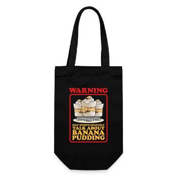 Banana Pudding Banana Pudding Gifts - Gift Bag for Bottles - black - Front