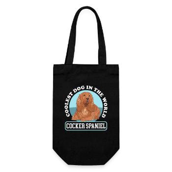 Cocker Spaniel Chien Cocker Spaniel Cadeau - Sac à bouteille - noir - Devant