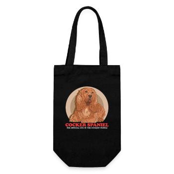 Cocker Spaniel Chiens Cocker Spaniel Cadeau - Sac à bouteille - noir - Devant