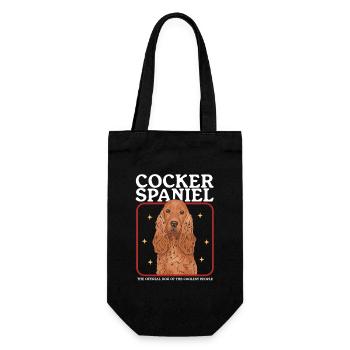 Cocker Spaniel Chiens Cocker Spaniel Cadeaux - Sac à bouteille - noir - Devant