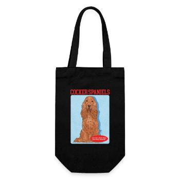 Cocker Spaniel Cocker Spaniel Dog Gift - Sac à bouteille - noir - Devant