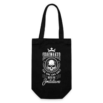 Shoemaker Job Humor Leather - Gift Bag for Bottles - black - Front
