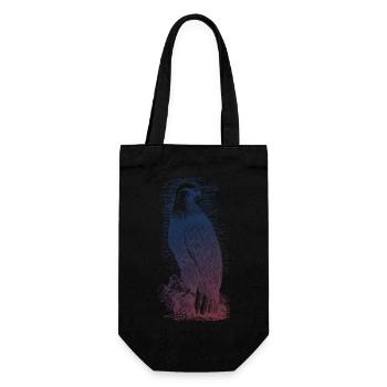 Adler - Geschenkbeutel für Flaschen - Schwarz - Vorne