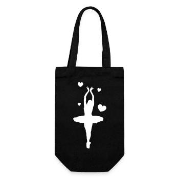 Danse Musique de danse - Sac à bouteille - noir - Devant