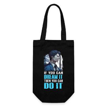Citations de motivation de succès - Chemise d’anime - Sac à bouteille - noir - Devant