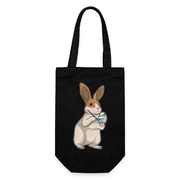 Coloriage de Pâques de Bunny - Sac à bouteille - noir - Devant