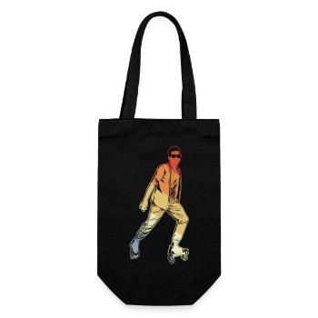 Figure Skating - Gift Bag for Bottles - black - Front
