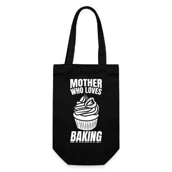 Baker Mom - Gift Bag for Bottles - black - Front