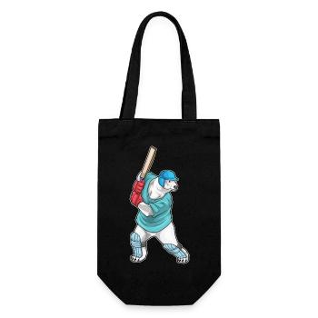Ours polaire Cricket Batte de cricket - Sac à bouteille - noir - Devant