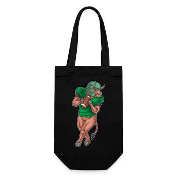 Taureau Sports de football américain - Sac à bouteille - noir - Devant