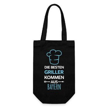 Les meilleurs barbecues viennent de Bavière / Grill, BBQ - Sac à bouteille - noir - Devant