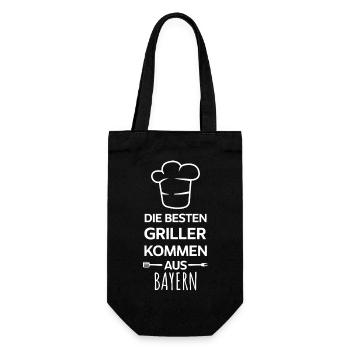 Les meilleurs barbecues viennent de Bavière / BBQ, Grill - Sac à bouteille - noir - Devant