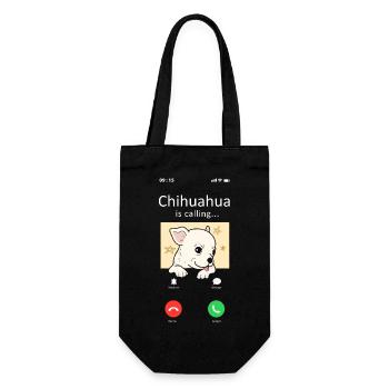 Chihuahua Chihuahueño Phone - Gift Bag for Bottles - black - Front