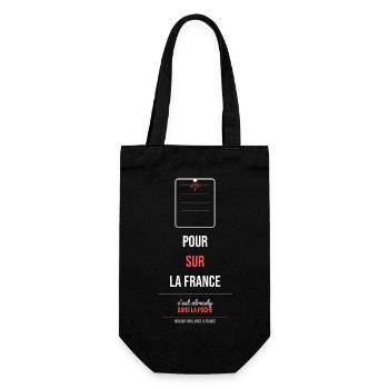 Pour Sur La France Humour Viral Made France - Sac à bouteille - noir - Devant