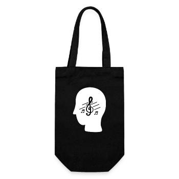 LA MUSIQUE DANS MON - Sac à bouteille - noir - Devant