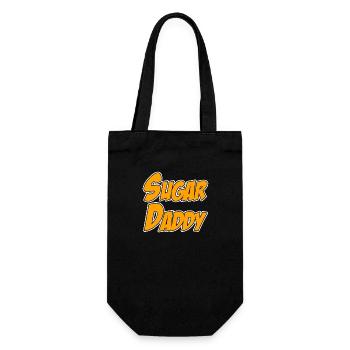 Papa Drôle de chemise disant cadeau Père Mari - Sac à bouteille - noir - Devant