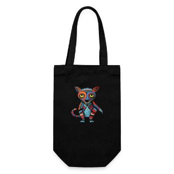 Australia - Tasmanian Devil - Gift Bag for Bottles - black - Front