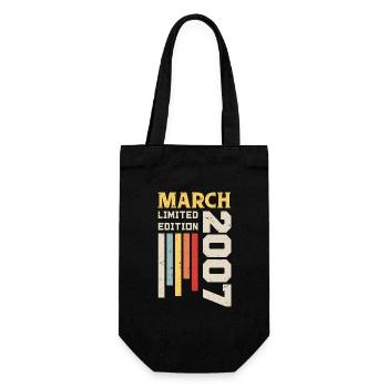 March 2007 - Birthday Gift March 2007 March - Gift Bag for Bottles - black - Front