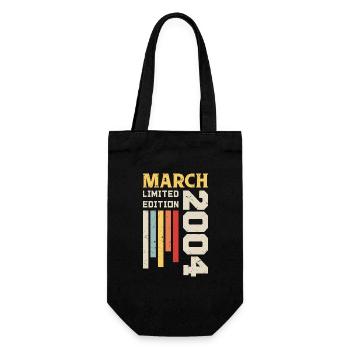 March 2004 - Birthday Gift March 2004 March - Gift Bag for Bottles - black - Front