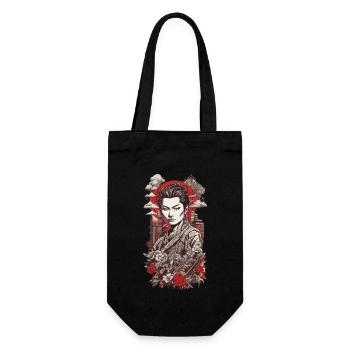 Retro Japan Movie Poster Art - Sac à bouteille - noir - Devant