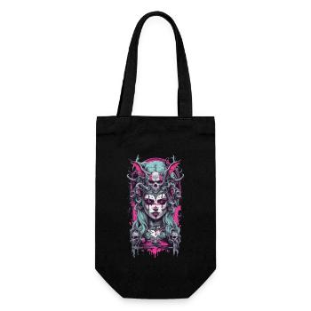 Gothique sorcière démon E-Girl occulte Magic Design - Sac à bouteille - noir - Devant