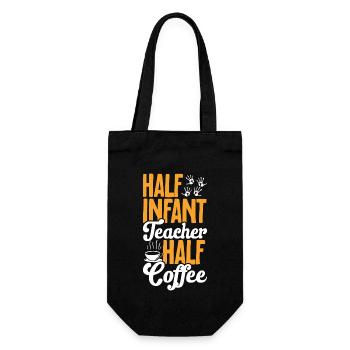 Kindergarten Teacher Daycare Center Educator - Gift Bag for Bottles - black - Front