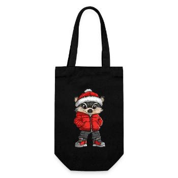 Hérisson Mode Hiver - Sac à bouteille - noir - Devant