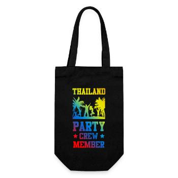 Équipage de la fête en Thaïlande - Sac à bouteille - noir - Devant