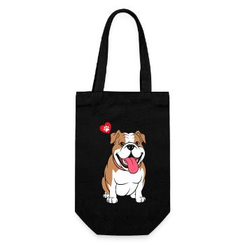 Bouledogue - Sac à bouteille - noir - Devant