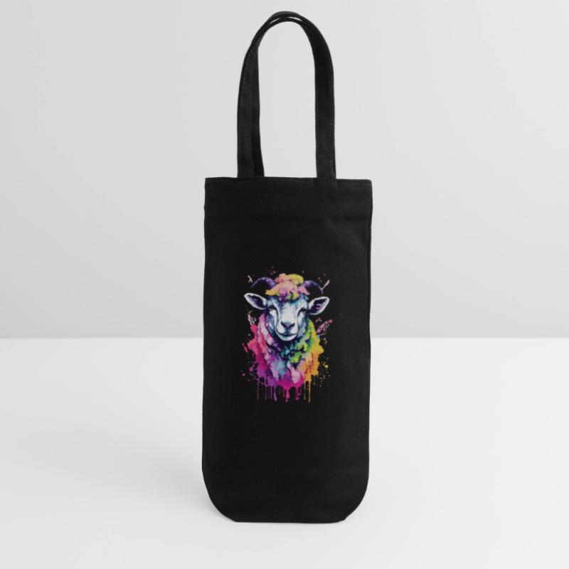 Wird cool süß in buntem und coolem Design Geschenkbeutel für Flaschen
