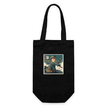 Too Much Perspective........Amelia - Gift Bag for Bottles - black - Front