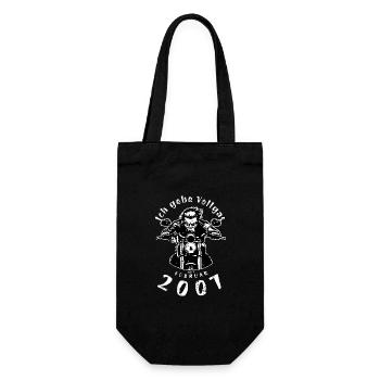 18ème anniversaire Je tourne à plein régime depuis 02/2007 - Sac à bouteille - noir - Devant