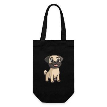 Kangal Hund Niedlich - Geschenkbeutel für Flaschen - Schwarz - Vorne